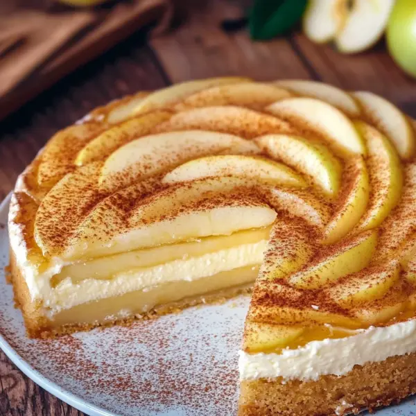 Apfelkuchen mit Schmandcreme