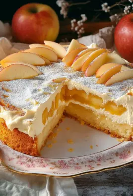 Apfeltorte mit Eierlikörcreme