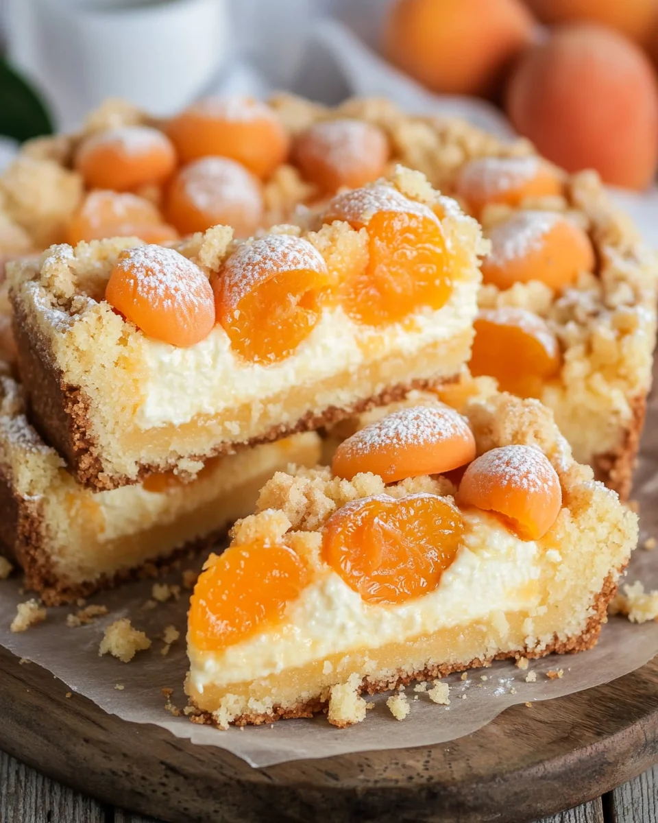 Aprikosenkuchen mit Quark und Streuseln 29 Aprikosenkuchen