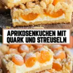 Aprikosenkuchen mit Quark und Streuseln 28 Pinterest Hidden Image