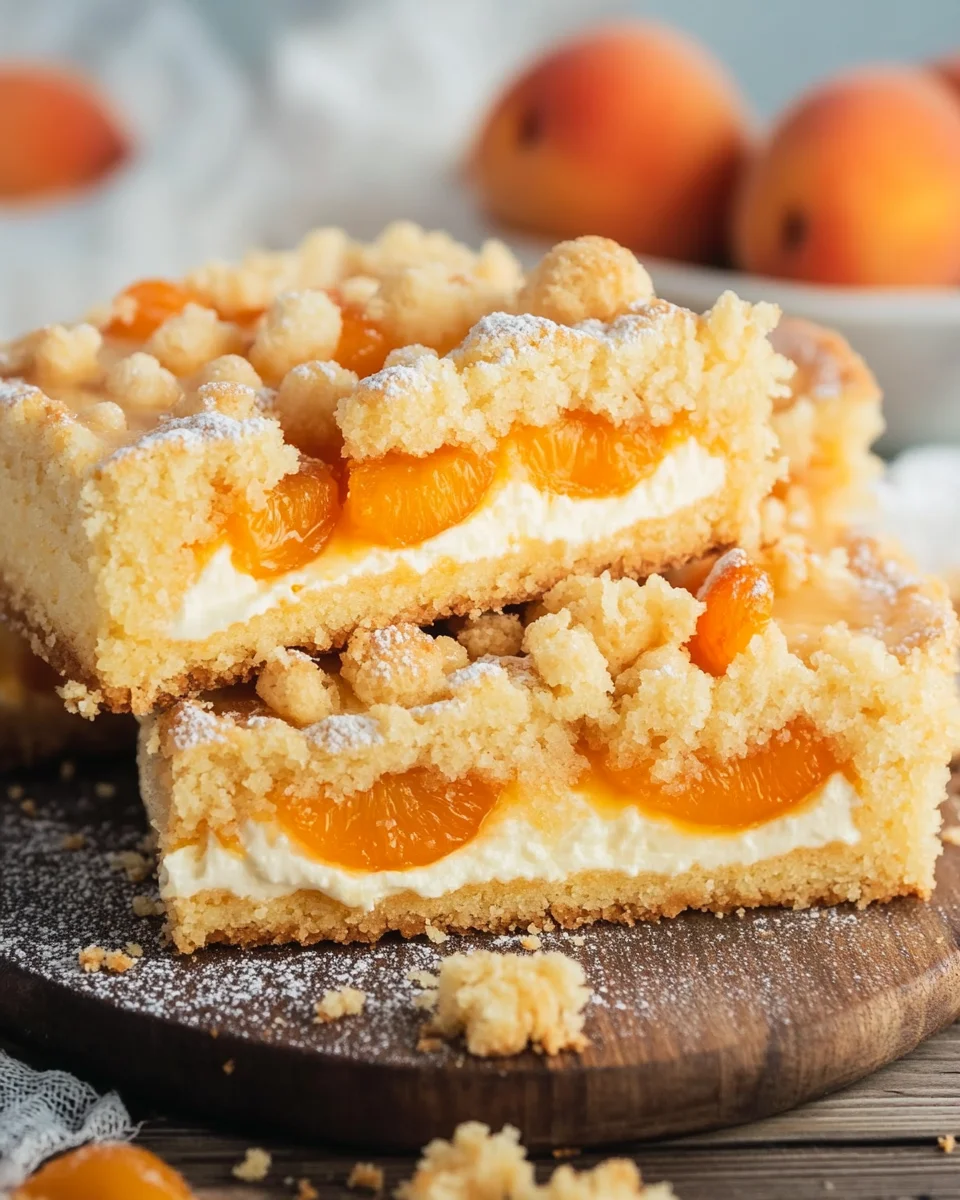 Aprikosenkuchen mit Quark und Streuseln 31 Aprikosenkuchen mit Quark und Streuseln