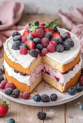 Beeren Käsesahne Torte