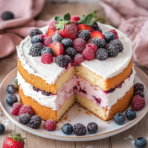 Beeren Käsesahne Torte