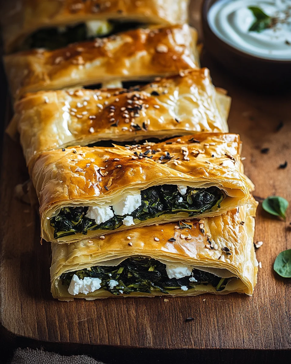 Börek mit Spinat und Feta 18 Börek