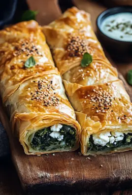 Börek mit Spinat und Feta