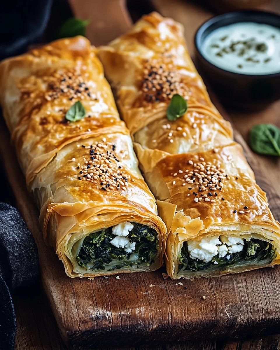 Börek mit Spinat und Feta