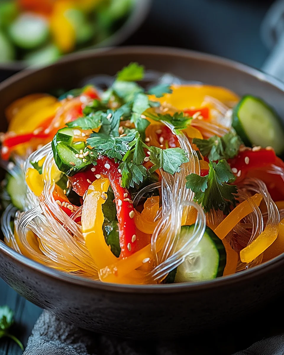 Bunter Glasnudelsalat