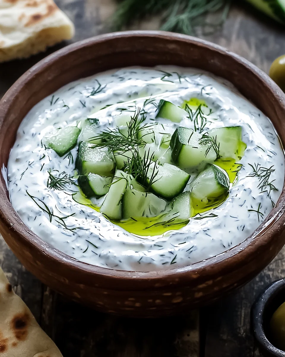 Cacık – Türkischer Joghurt-Gurken-Dip