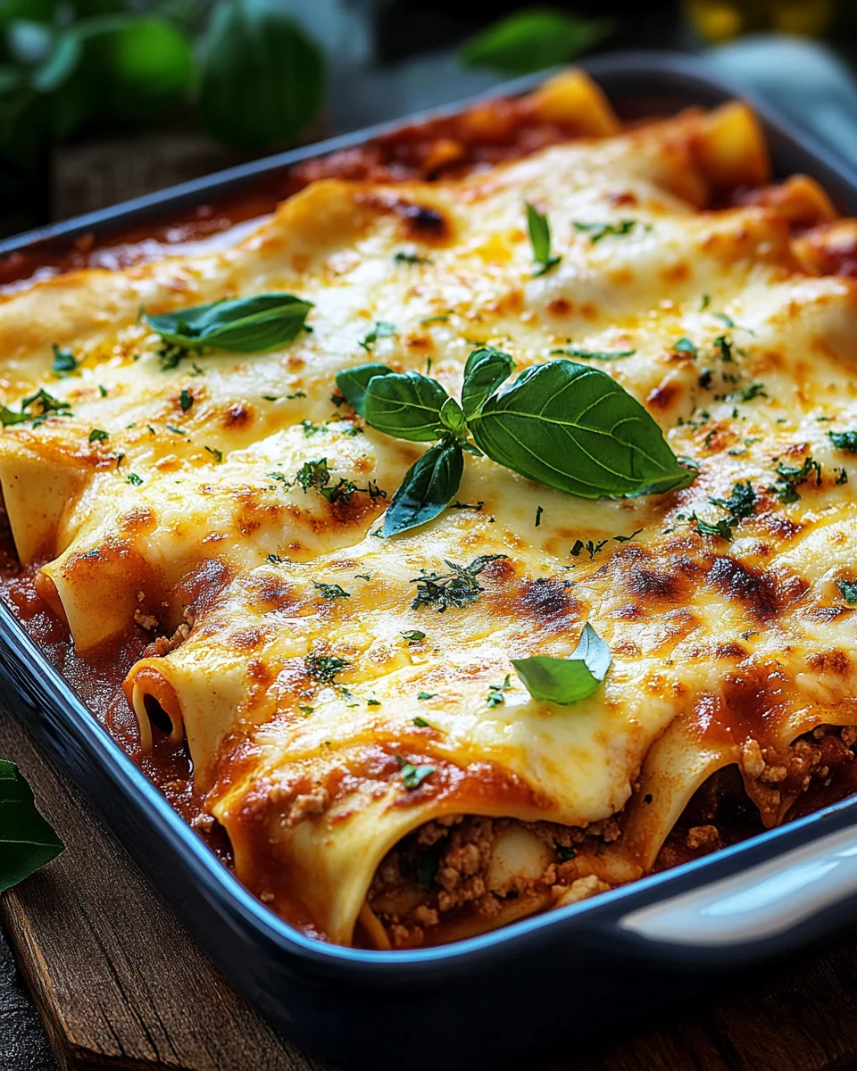 Cannelloni mit Hackfleisch 25 Cannelloni