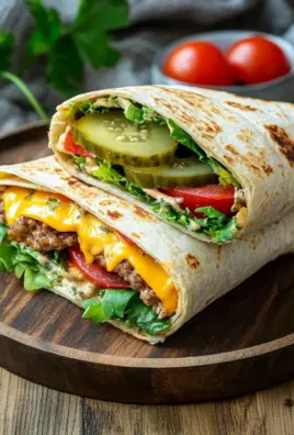 Cheeseburger-Wraps