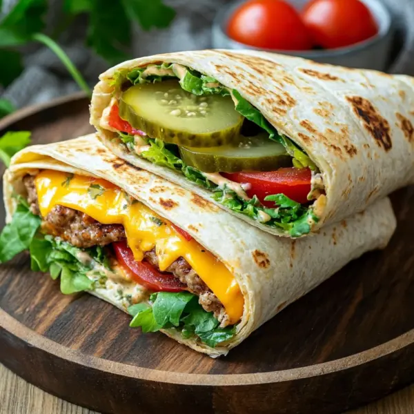 Cheeseburger-Wraps