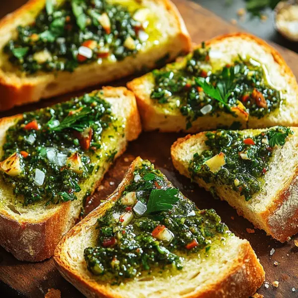 Chimichurri Knoblauchbrot