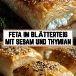 Feta im Blätterteig mit Sesam und Thymian 16 Pinterest Hidden Image