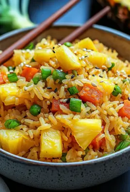 Gebratener Reis mit Ananas