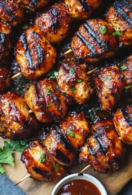 Gegrillte Honig-BBQ-Bacon-Hühnchen-Spieße einfach zubereiten 20 Gegrillte Honig-BBQ-Bacon-Hühnchen-Spieße einfach zubereiten