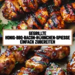 Gegrillte Honig-BBQ-Bacon-Hühnchen-Spieße einfach zubereiten 17 Pinterest Hidden Image