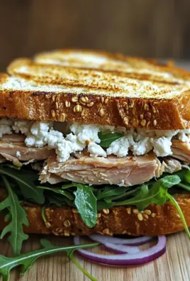 Gegrilltes Thunfisch-Sandwich mit Feta 22 Gegrilltes Thunfisch-Sandwich mit Feta