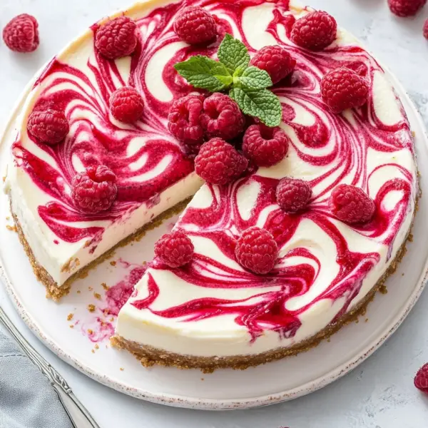 Himbeer Schmand Cheesecake