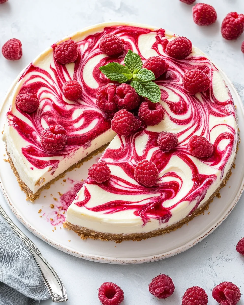 Himbeer Schmand Cheesecake