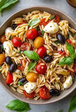 italienischer Orzo-Nudelsalat