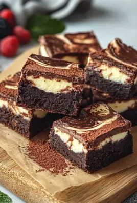 Käsekuchen Brownies mit Frischkäse und Schokolade 26 Käsekuchen Brownies mit Frischkäse und Schokolade