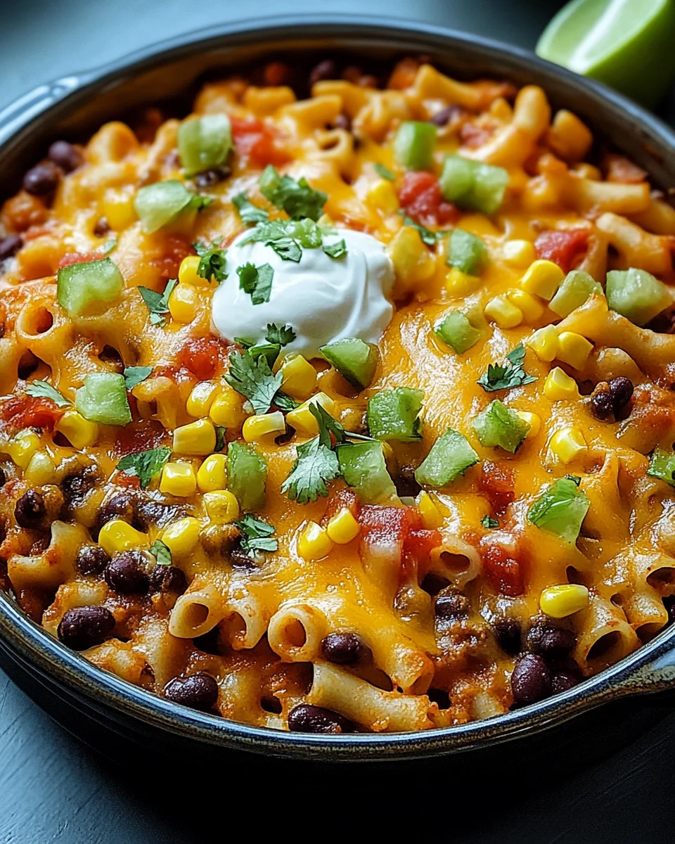 K&auml;siger Taco Nudelauflauf