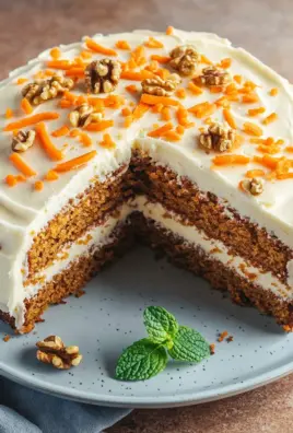 Karottenkuchen mit Frischkäse-Frosting 24 Karottenkuchen mit Frischkäse-Frosting