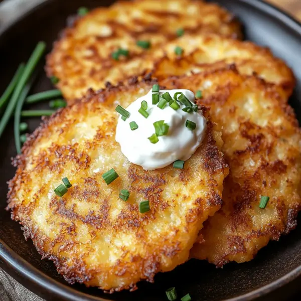 Kartoffelpuffer ohne Fett aus der Heißluftfritteuse