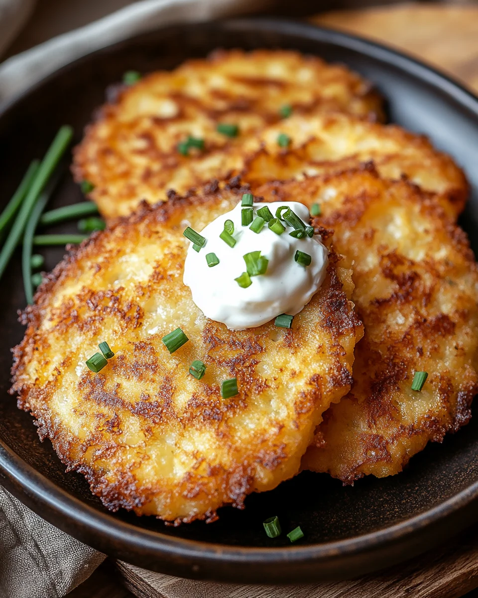 Kartoffelpuffer ohne Fett aus der Heißluftfritteuse