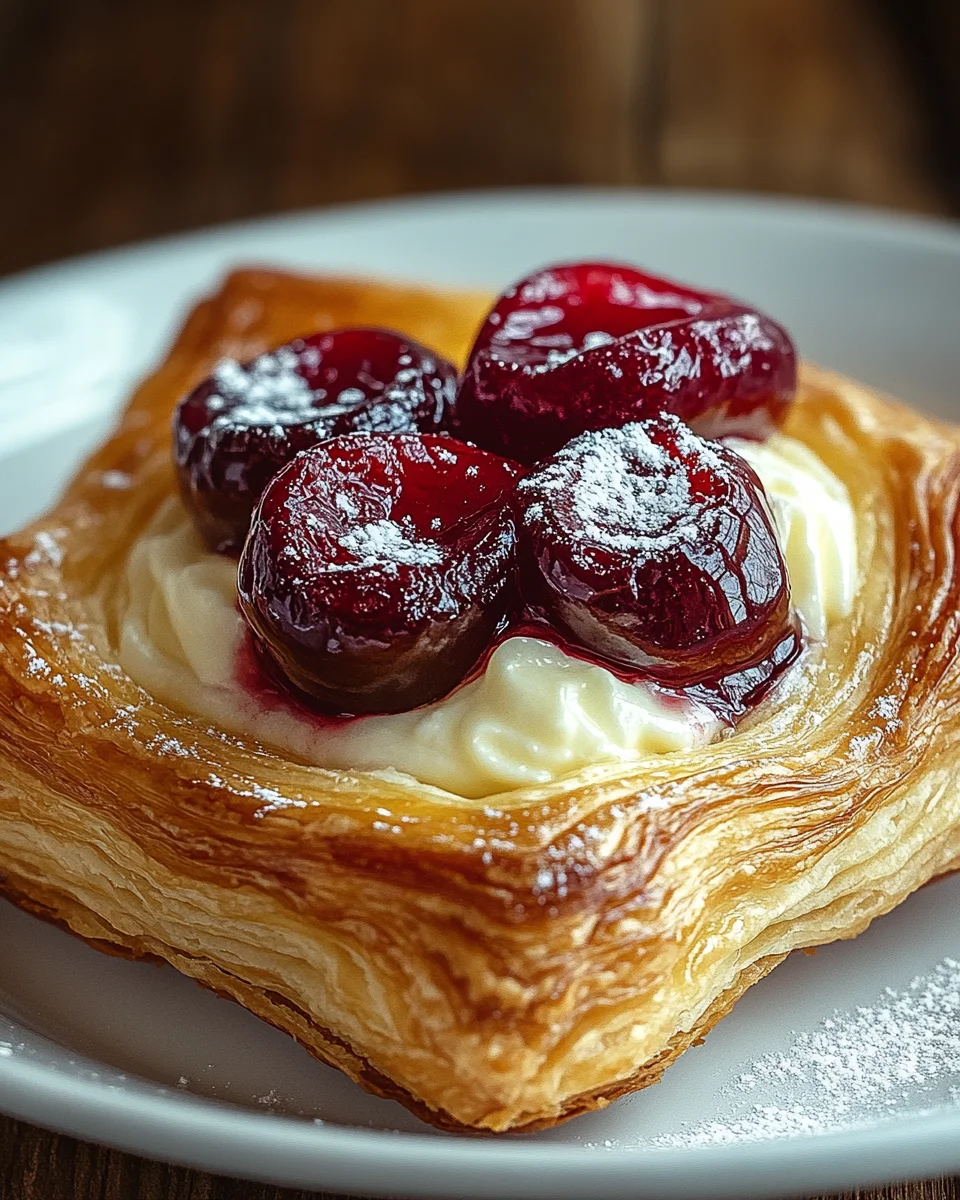 Kirsche Frischkäse Danish 20 Kirsche