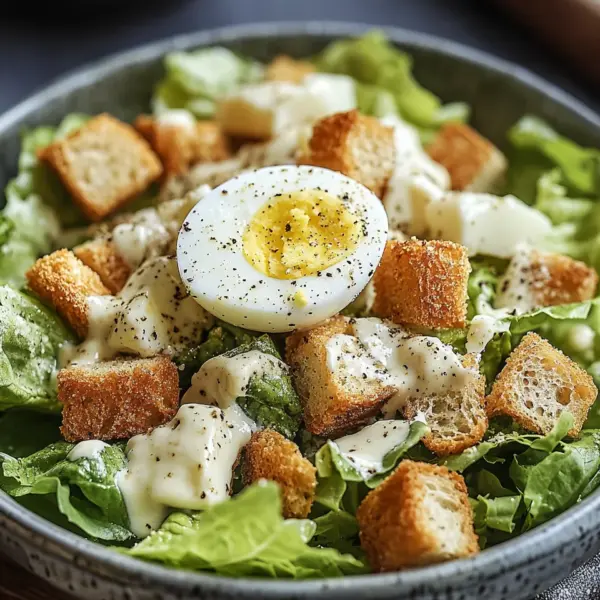Knuspriger Caesar-Salat