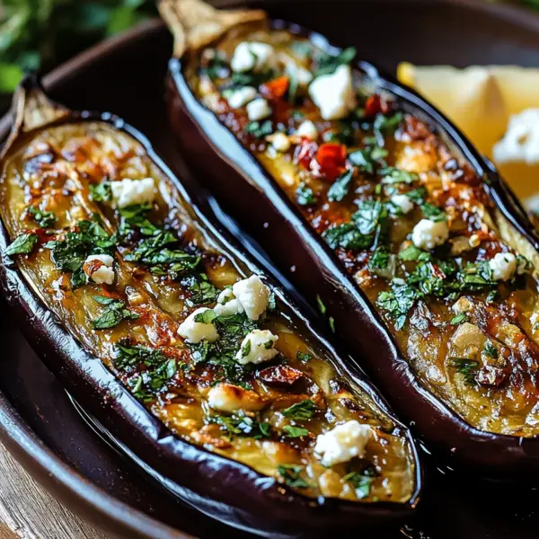 Mediterrane Geröstete Aubergine