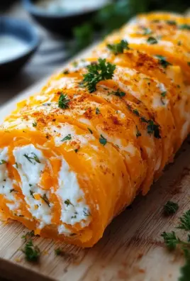 Möhrenrolle mit Frischkäse