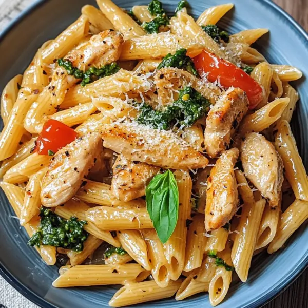 Pasta mit Hähnchen