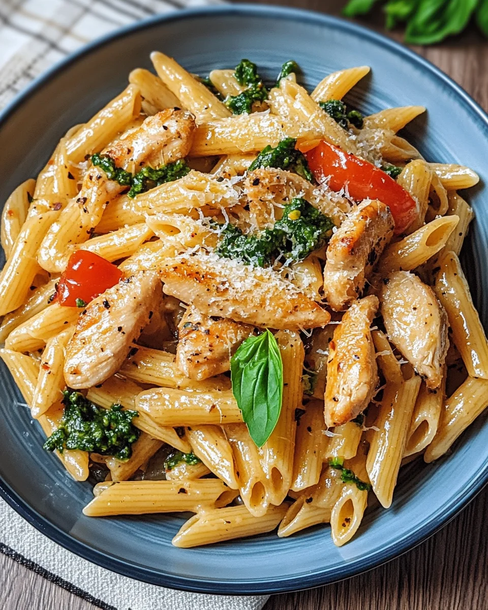 Pasta mit H&auml;hnchen
