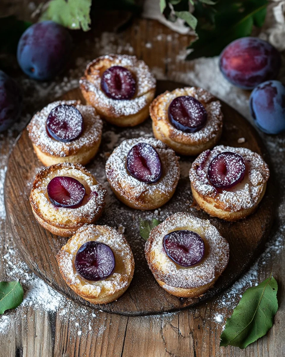 Pflaumen-Friands