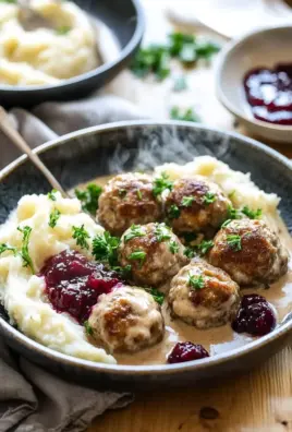 Rezept für Schwedische Köttbullar mit Rahmsauce