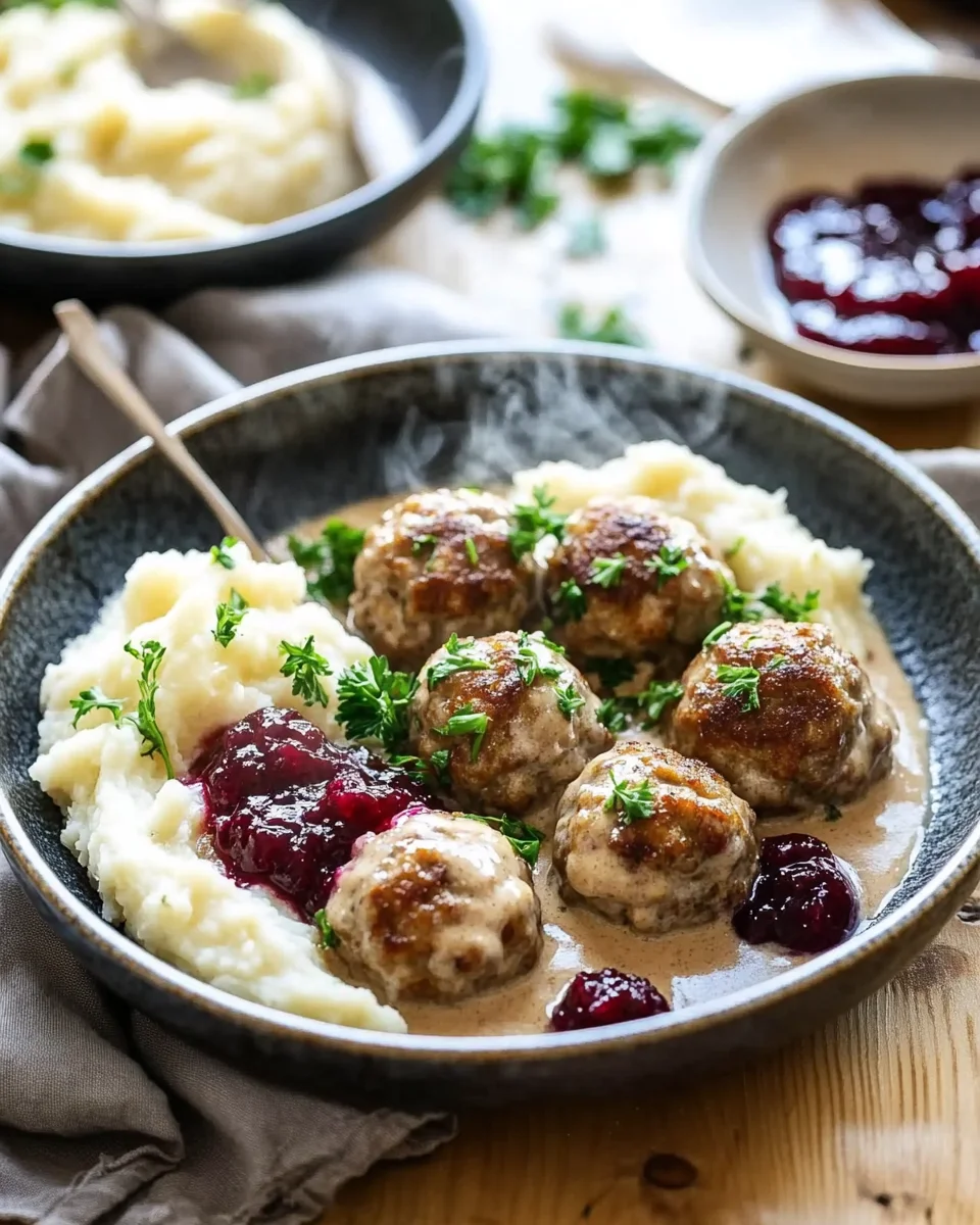Rezept für Schwedische Köttbullar mit Rahmsauce 24 Rezept für Schwedische Köttbullar mit Rahmsauce