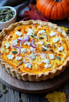 Saftige Kürbis-Quiche mit Feta