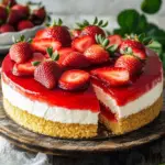 Schneller Erdbeerkuchen mit Schmand