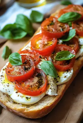 Schnelles Tomaten-Mozzarella-Baguette