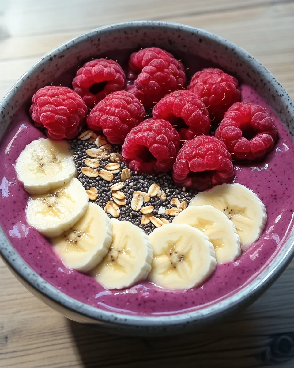 Smoothie Bowl mit Beeren (kalorienarm) 15 Smoothie