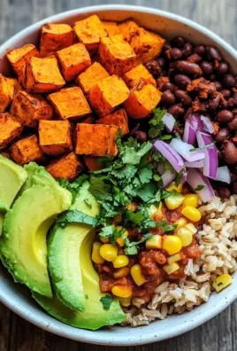 Süßkartoffel Burrito Bowl