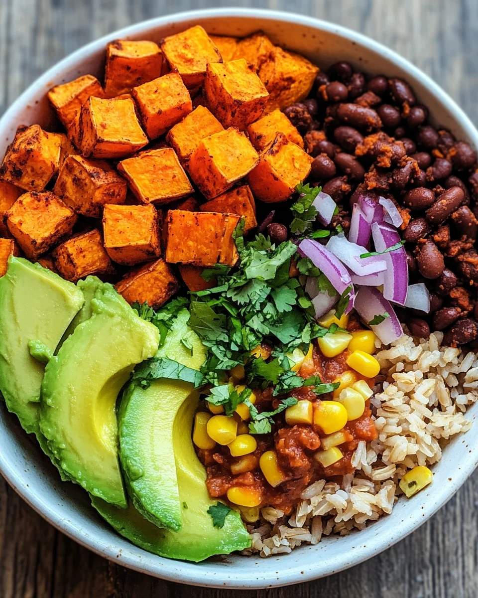 S&uuml;&szlig;kartoffel Burrito Bowl