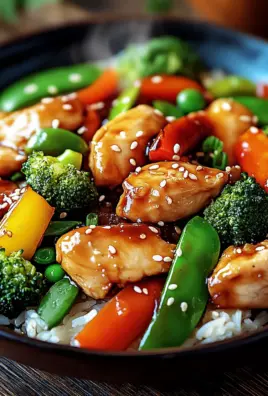 Teriyaki-Hähnchen mit Gemüse