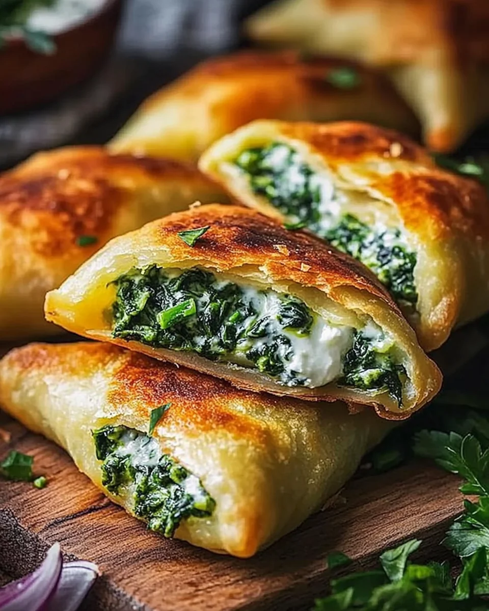 Vegane Kartoffeltaschen mit Spinat-Frischkäse-Füllung 17 Vegane