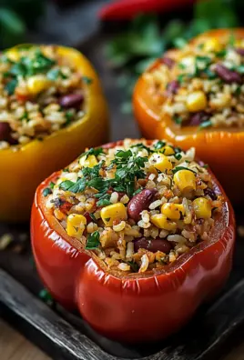 Vegetarische Gefüllte Paprika mit Reis 20 Vegetarische Gefüllte Paprika mit Reis