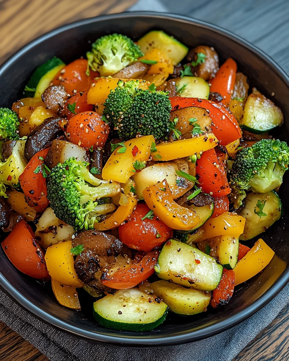 Vegetarische Gem&uuml;sepfanne