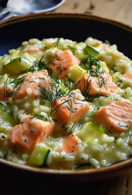 Zucchini-Lachs-Risotto