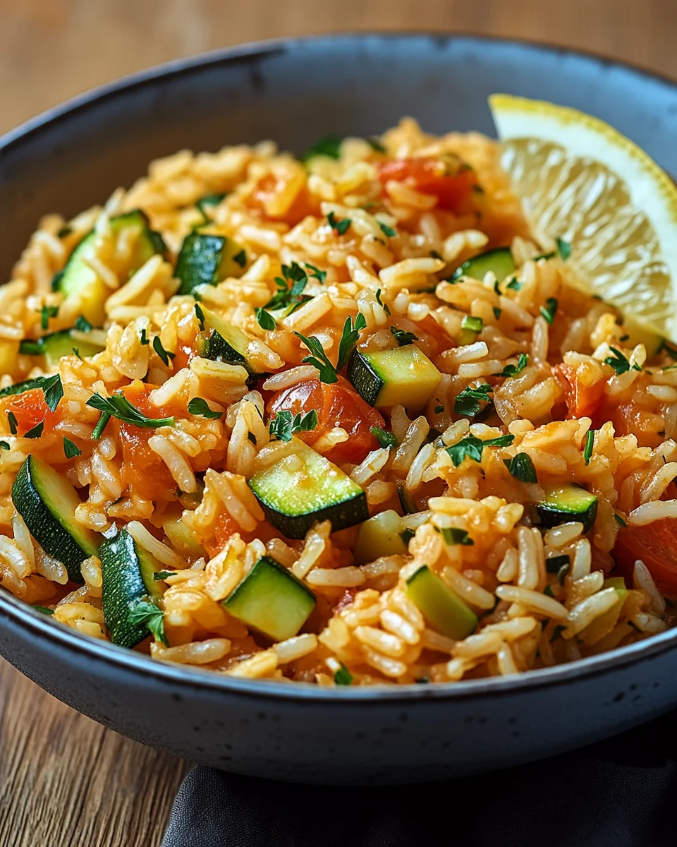 Zucchini-Tomaten-Reis